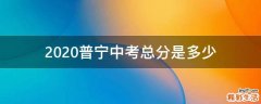 2020普宁中考总分是多少