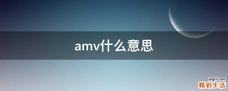 amv什么意思