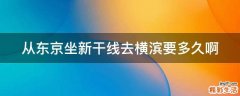 从东京坐新干线去横滨要多久啊