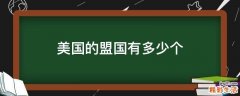 美国的盟国有多少个