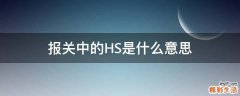 报关中的HS是什么意思