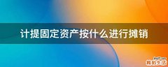 计提固定资产按什么进行摊销