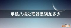 手机八核处理器是骁龙多少