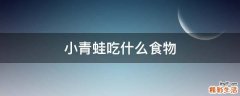 小青蛙吃什么食物
