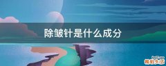 除皱针是什么成分
