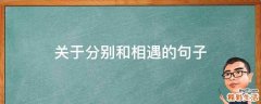关于分别和相遇的句子