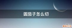 圆茄子怎么切