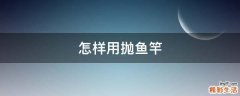 怎样用抛鱼竿