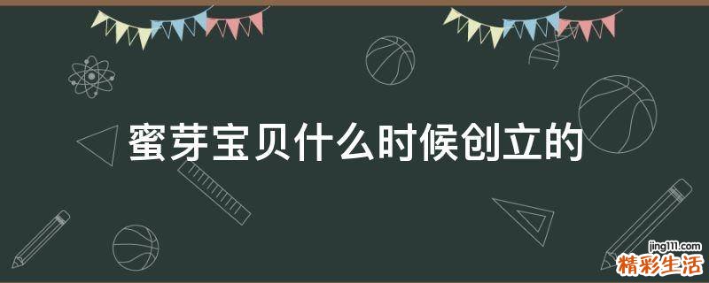 蜜芽宝贝什么时候创立的