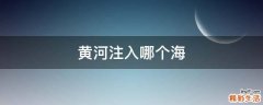 黄河注入哪个海