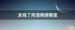 发烧了用酒精擦哪里