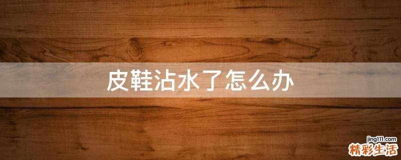 皮鞋沾水了怎么办