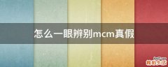 怎么一眼辨别mcm真假
