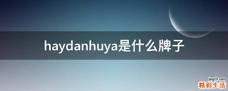 haydanhuya是什么牌子