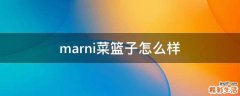 marni菜篮子怎么样