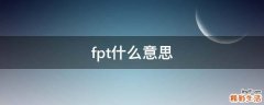 fpt什么意思