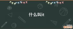 什么叫it