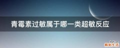 青霉素过敏属于哪一类超敏反应