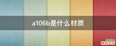 a106b是什么材质