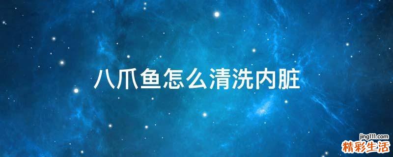 八爪鱼怎么清洗内脏