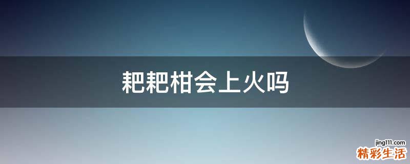 耙耙柑会上火吗