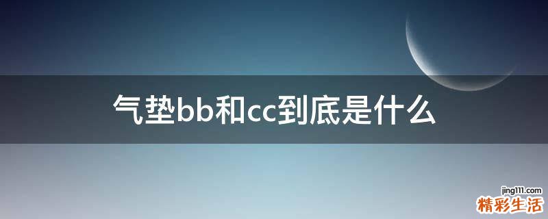 气垫bb和cc到底是什么