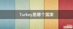 Turkey是哪个国家