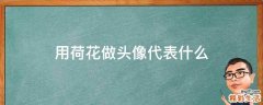 用荷花做头像代表什么