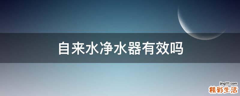 自来水净水器有效吗