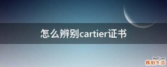 怎么辨别cartier证书