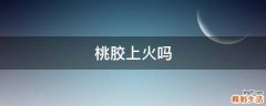 桃胶上火吗