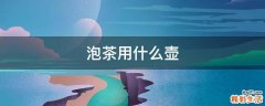 泡茶用什么壶