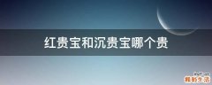 红贵宝和沉贵宝哪个贵