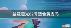 兰蔻哑光82号适合黄皮吗