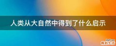 人类从大自然中得到了什么启示