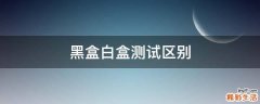 黑盒白盒测试区别