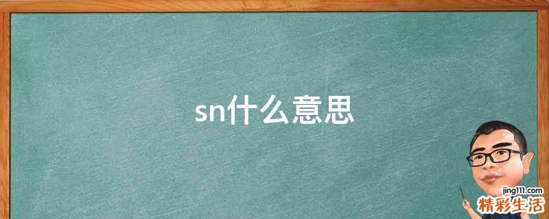 sn什么意思