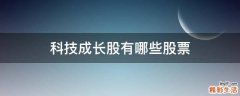 科技成长股有哪些股票