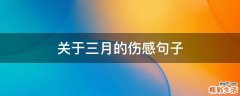 关于三月的伤感句子