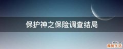 保护神之保险调查结局