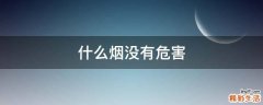 什么烟没有危害