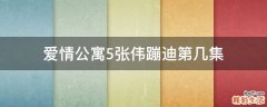 爱情公寓5张伟蹦迪第几集