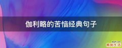 伽利略的苦恼经典句子