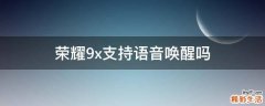 荣耀9x支持语音唤醒吗