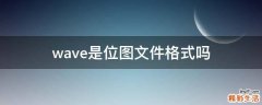 wave是位图文件格式吗