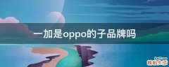 一加是oppo的子品牌吗