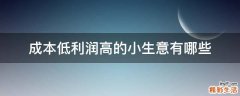 成本低利润高的小生意有哪些
