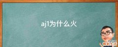 aj1为什么火