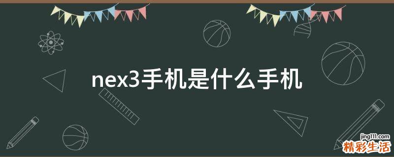 nex3手机是什么手机