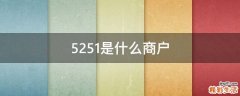 5251是什么商户